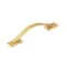 Hickory Hardware Dover Collection Pull 3-3/4 Inch 96mm Center to Center Brushed Golden Brass Finish H078771BGB - alternate 1
